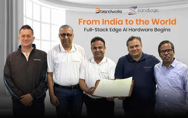 We Partner with SandLogic to Develop Full-Stack Edge AI Hardware in India