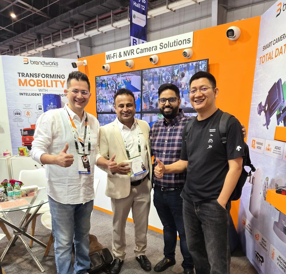 Brandworks Showcases Smart Surveillance and Mobility Solutions on Day 1 at Productronica India 2026